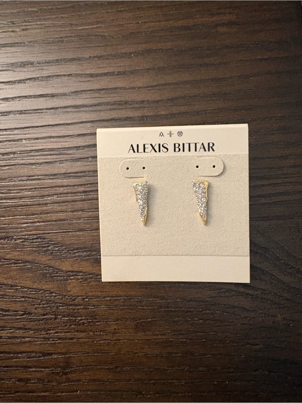 NEW Alexis Bittar Spike Stud Earrings